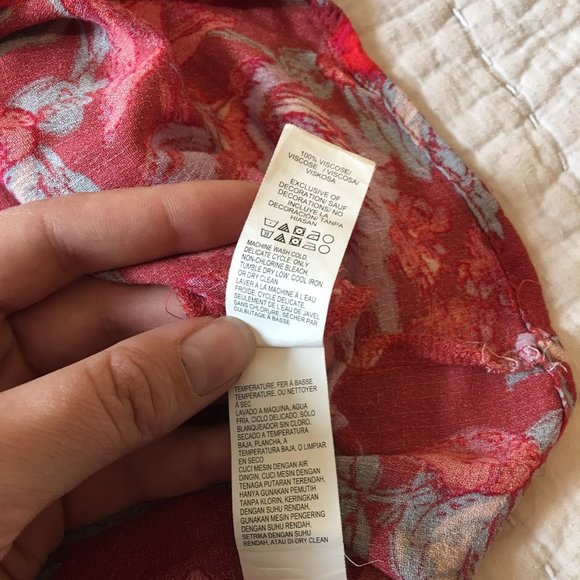 Lucky Brand Boho Floral Peasant Blouse - S - Picture 7 of 8